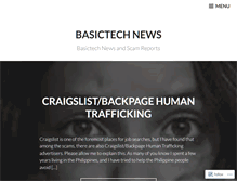 Tablet Screenshot of basictech-news.com